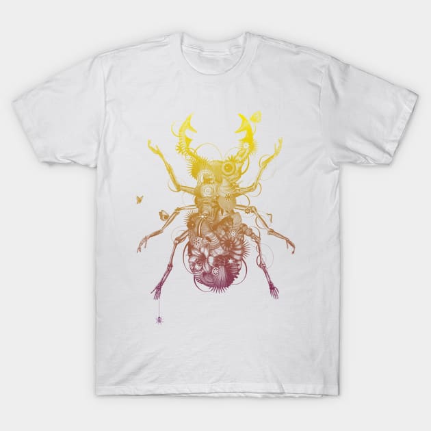 Stag Beetle II T-Shirt by The Nature of Things